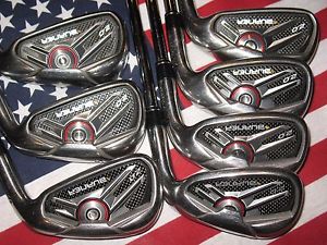 Used TaylorMade Burner HP 2.0 Iron Set 4-PW Burner Stiff "S" Flex Steel Shaft