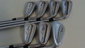 PING i E iron set 4-PW Red Dot  TT Dynamic Gold X-100 Tour Issue   Priority Ship