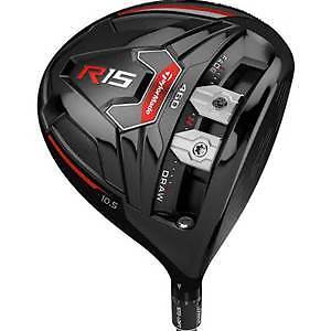 TaylorMade R15 460 Black 10.5 Driver, Regular Flex