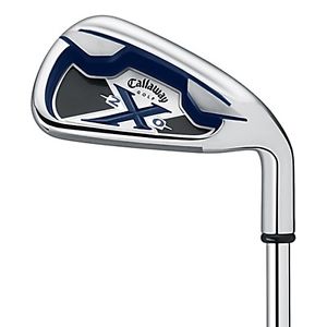 Callaway Golf Clubs X-20 Ng 4-Pw, Sw Iron Set Uniflex Steel Very Good