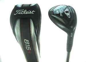 2016 Titleist 816 H1 4 Hybrid 23 deg Diamana S+ 70 Regular Flex Headcover 24048A