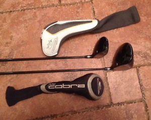 COBRA FLY Z XL set -- driver (10.5) and 3-wood (16) left-handed - Nice!