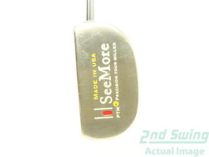 See More Precision TR Milled 3 Platinum Putter Slight Arc Steel Right 34.5 in