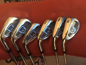 Left-Handed (LH) Callaway X Forged Irons 5-PW with Rifle Stiff Shafts
