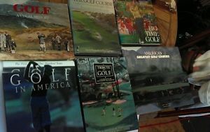 6  large Golf books with lots of color photography.  Intro by Arnold Palmer
