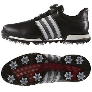 ADIDAS DE HOMBRE TOUR 360 IMPULSO DE LA BOA ZAPATOS DE GOLF CUERO IMPERMEABLE