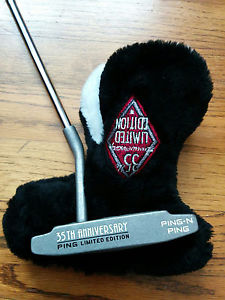 New! Limited Edition 35th Anniversary Karsten Ping-N Ping Putter w/ headcover