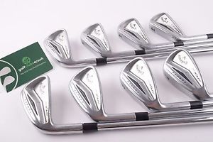 LEFT HAND CALLAWAY APEX PRO FORGED IRONS / 3-PW / STIFF PROJECT X SHAFTS / 48511
