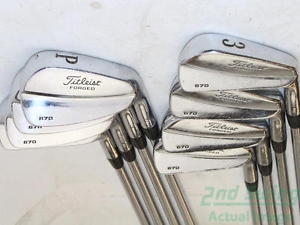 Titleist 670 Forged Iron Set 3-PW Steel Right 38 in