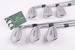 TITLEIST CB 714 FORGED IRONS / 5-PW / TRUE TEMPER DYNAMIC GOLD S SHAFTS / 46967