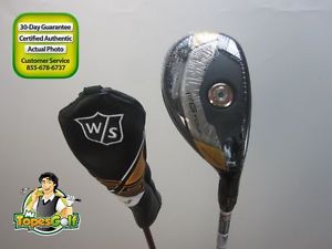 2016 Wilson Staff FG Tour F5 3 Hybrid 20 deg Fubuki Stiff Headcover 23390A