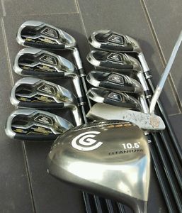 Golf Set, Cleveland Launcher 460 10.5* Driver, Cobra S2 Irons 5-SW+GW, Putter