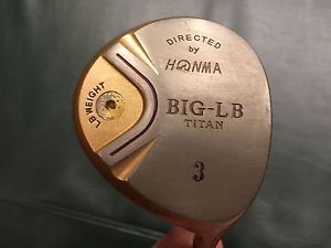 HONMA 5Star Big-LB Titan 3 Wood 24k Gold w/ Titanium Carbon 5* Shaft