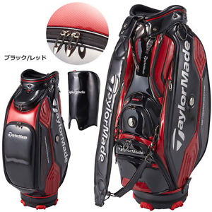 BNWT 2016 TAYLORMADE JDM VERSION CBZ76 GOLF CADDY BAG Black/Red B16582