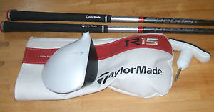 TAYLORMADE R15 DRIVER WITH STIFF & REGULAR SHAFTS incls TOOL & HEADCOVER