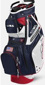 2016 Sun Mountain C-130 Cart Bag Color Navy/White/Red