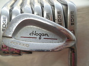 Used Rh Ben Hogan Edge Forged 3-PW Iron Set Hogan Apex 4 Stiff Flex Steel