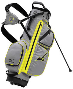 Mizuno Elite Stand Bag Grey/Lemoncello