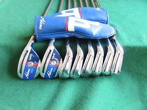 Adams 2015 BLUE Combo 3, 4, 5-PW Hybrid / Irons Graphite / Steel REGULAR. #4626