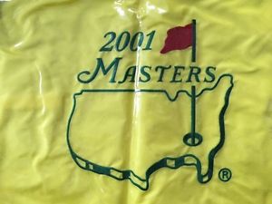 AUGUSTA NATIONAL 2001 MASTERS GOLF FLAG  (NEW)