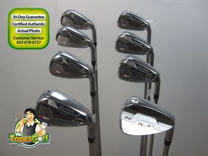 2015 TaylorMade RSi 1 Iron Set 4-P,A REAX 90 Steel Stiff Flex 22642A