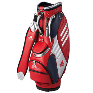 Adidas 1MSCB-AWS17 Caddy Bag Red 9.5×47 5Way top New From Japan