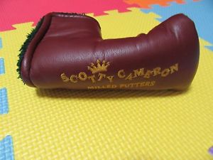 1990s Original Pre Titleist Burgundy w/ green fur Classic  Scotty Cameron Cover