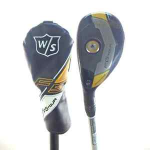 2016 Wilson Staff FG Tour F5 3 Hybrid 20 deg Fubuki Stiff Headcover LH 24229A
