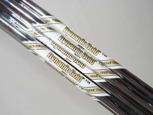 -New- DYNAMIC GOLD TOUR ISSUE AMT X100 STEEL IRON SHAFTS 4-PW -Uncut-