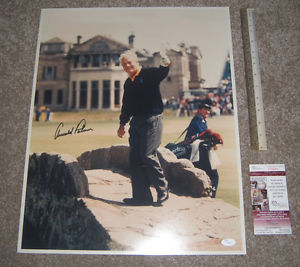 ARNOLD PALMER (RIP) SIGNED OPEN FAREWELL 16x20 OPEN FAREWELL PHOTO JSA