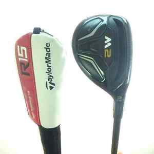 2016 TaylorMade M2 3 Rescue 19 deg REAX 75 Graphite Stiff Flex Headcover 24255A