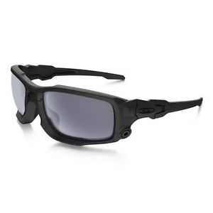 oakley si ballistic shocktube glasses matte black / grey lens