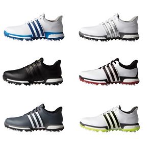 Adidas 16 Tour360 Impermeable De Impulso Cuero Zapatos Golf Hombre Corte Ancho