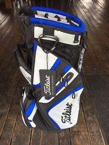 NEW Titleist 2016 Lightweight 14way Stand Bag TB5SX14-224 Graphite/Grey/Royal