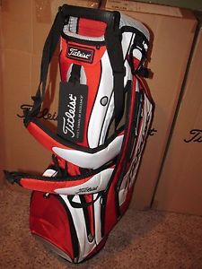 NEW Titleist Lightweight Stand Bag (Red/White/Gray)