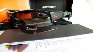 Nike Men's Sunglasses Show X2 EV0621 069 Black Maxspeed TINT Interchange New Tag
