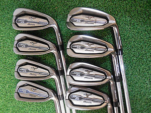 Used Custom 2016 Mizuno JPX EZ Forged Irons 4-GW +1/2" XP 95 s300 Stiff Iron set