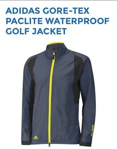 ADIDAS GORE-TEX PACLITE WATERPROOF GOLF JACKET XXL 48-52 Grey Black
