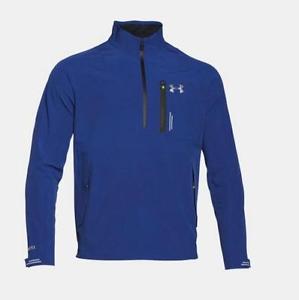 $300 NEW Men's Under Armour UA Storm Tips Half 1/2 Zip Gore Tex Jacket XL Blue