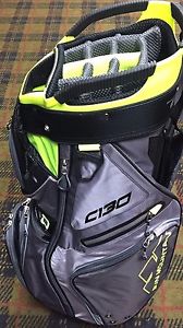MINT 2017 SUN MOUNTAIN C-130 CART GOLF BAG GUNMETAL / GREY / FLASH C 130