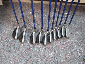 10 club BAZOOKA Hybrid Graphite irons 2-9+W+SW "R" flex