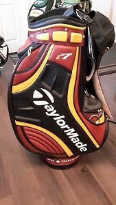 NEW TAYLORMADE 2006 BRITISH OPEN CHAMPIONSHIP STAFF BAG WITH 2005 MATCHING HAT