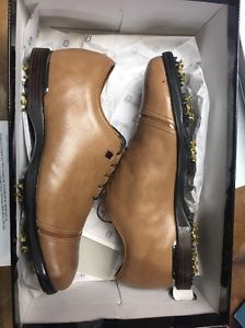 ***Footjoy Icon Black Limited EDITION Tan Colour Size UK9 BRAND NEW***