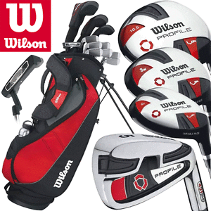 "GRAPHITE" WILSON MENS PROFILE VF COMPLETE GOLF SET + STAND BAG +FREE GIFT !!!!