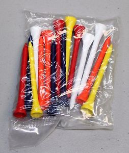 3,750 Premium Hardwood Assorted 3 1/4" (15 Per Pack) Golf Tees - FREE Shipping