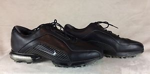 $290 2010 NIKE Zoom Advance Golf Shoes 418468 Black/Silver Men's Sz 9.5M NICE!