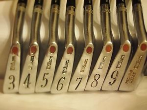 **** WILSON STAFF 1973-1974  IRON  SET MENS R/H -FREE SHIPPING IN U.S.A-****
