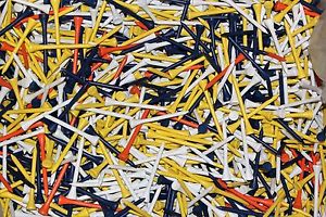 10,000 Premium Hardwood Assorted Color 2 3/4" BULK Golf Tees - FREE Shipping