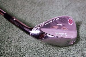 NEW RH Titleist Vokey 54* Loft 14* Bounce 2009 Spin Milled Black Nickel Wedge
