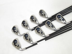 -LH- CALLAWAY X-18 IRONS (3-PW,SW) IRON SET w/Graphite REGULAR Shafts